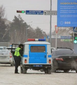 Иномарку с фальшивыми госномерами задержали в Павлодаре