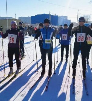 Второе место по лыжным гонкам заняли павлодарские полицейские