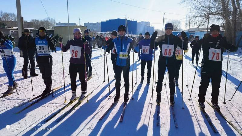 Второе место по лыжным гонкам заняли павлодарские полицейские