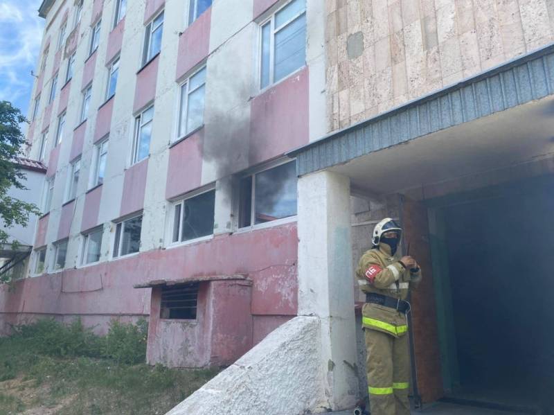 Сильное задымление возникло из-за короткого замыкания в городской больнице в Экибастузе